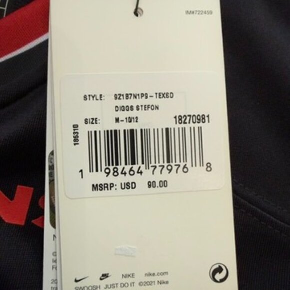 Houston Texans Nike NFL Jersey Stefon Diggs #1 Black – Size M - Picture 7 of 12